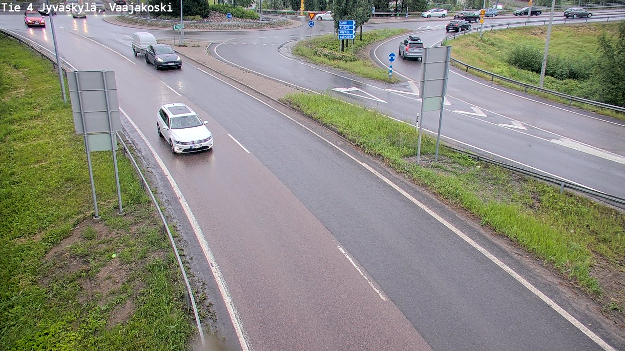 Weather Camera Image Väg 4 Jyväskylä, Vaajakoski, Jyväskylä, Keski-Suomi