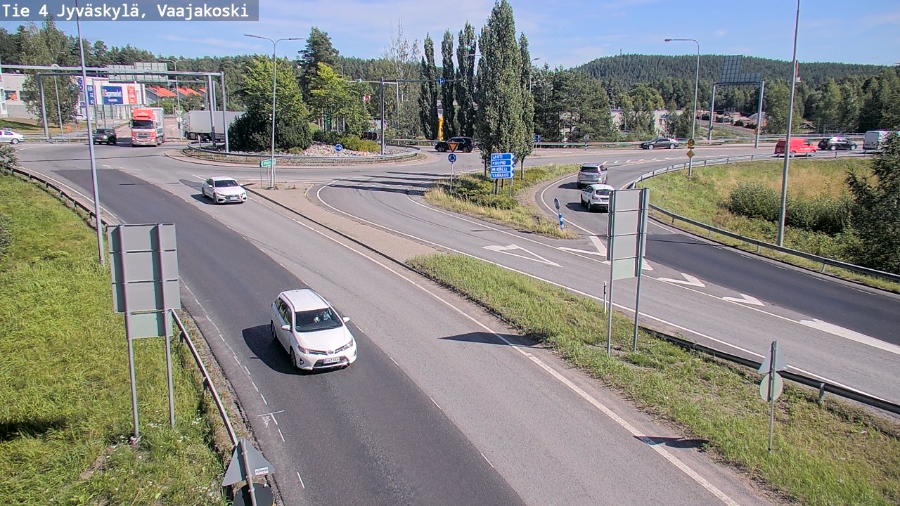 Kelikamerat Kuva Tie 4 Jyväskylä, Vaajakoski, Jyväskylä, Keski-Suomi