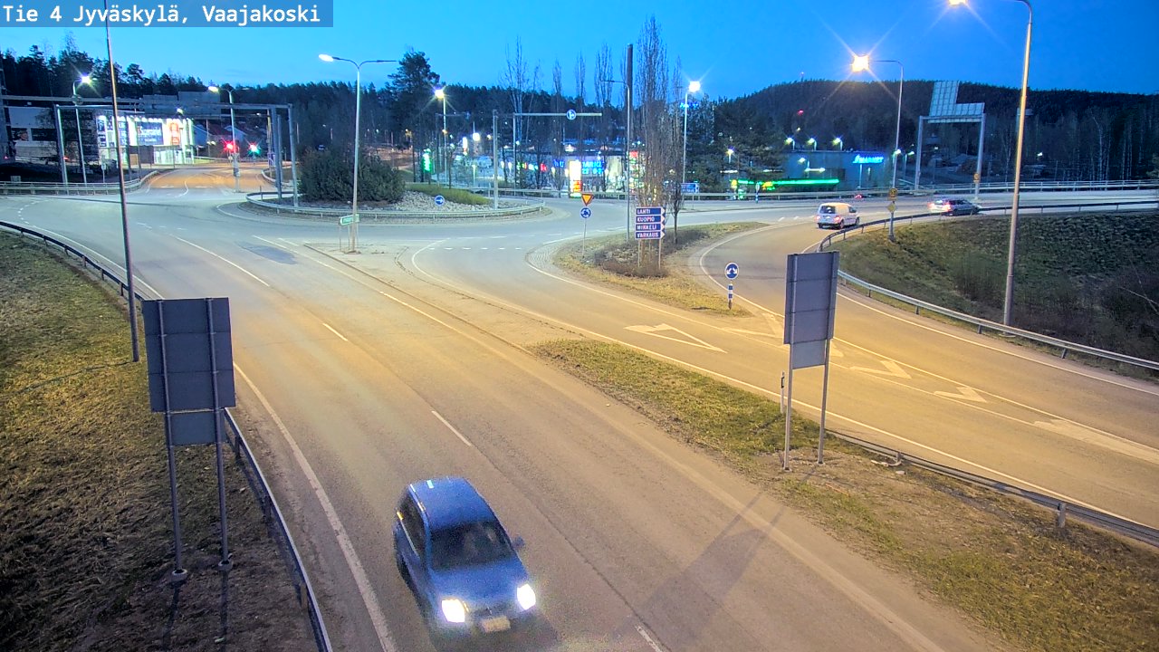 Weather Camera Image Road 4 Jyväskylä, Vaajakoski, Jyväskylä, Keski-Suomi