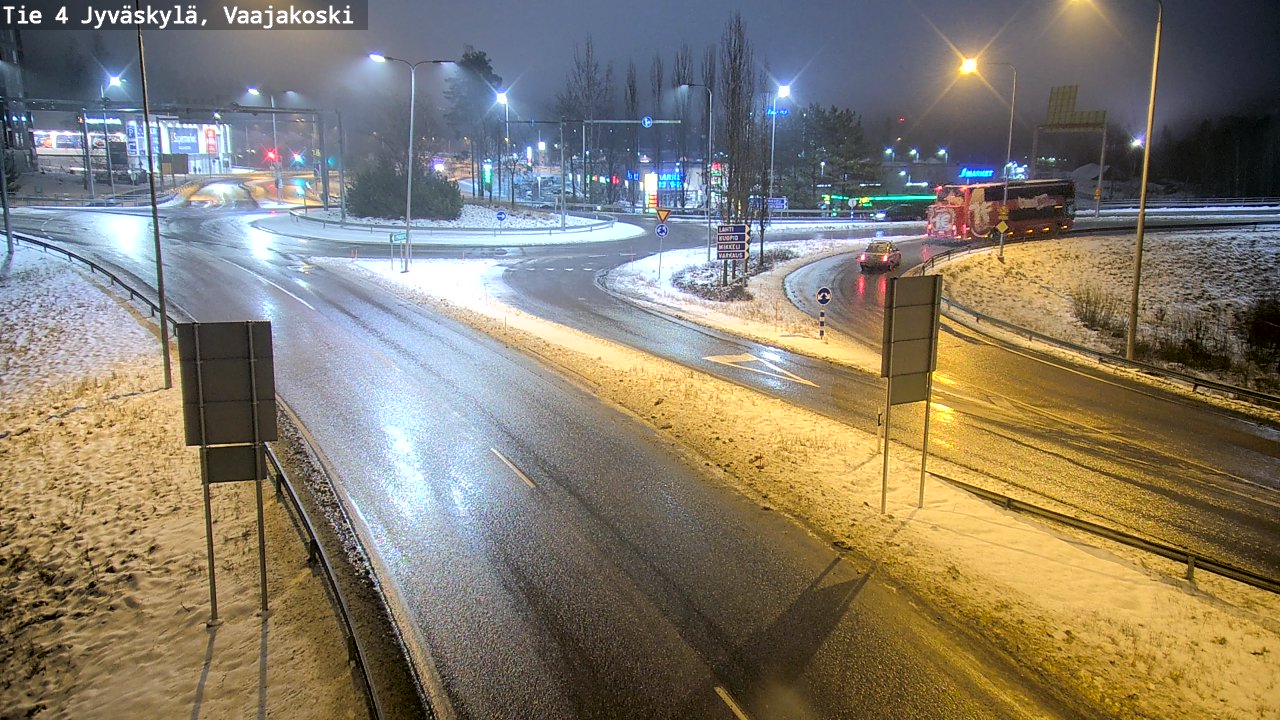 Weather Camera Image Väg 4 Jyväskylä, Vaajakoski, Jyväskylä, Keski-Suomi