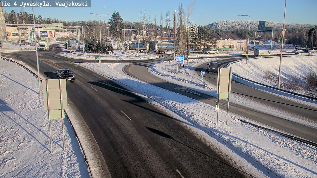 Weather Camera Image Väg 4 Jyväskylä, Vaajakoski, Jyväskylä, Keski-Suomi