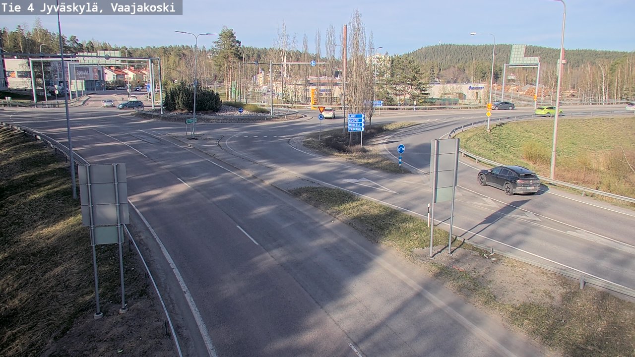 Weather Camera Image Road 4 Jyväskylä, Vaajakoski, Jyväskylä, Keski-Suomi