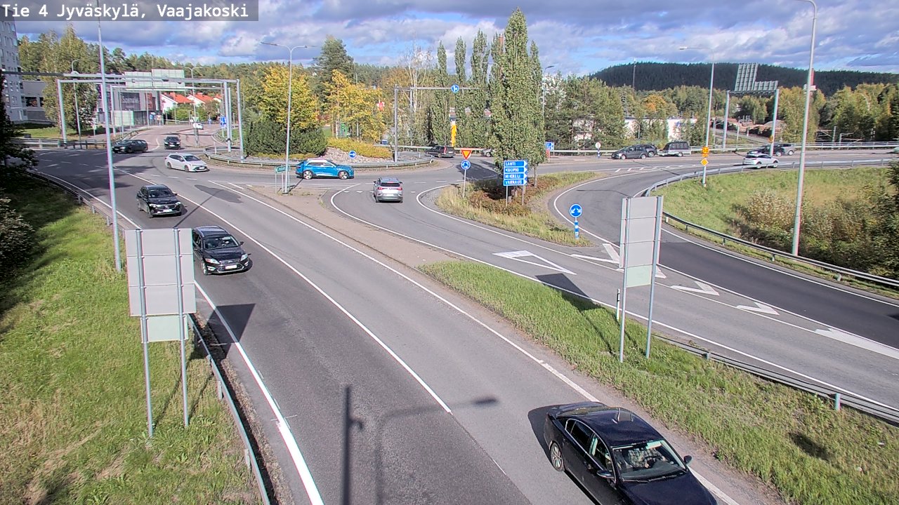 Weather Camera Image Road 4 Jyväskylä, Vaajakoski, Jyväskylä, Keski-Suomi