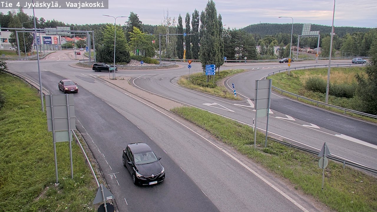Weather Camera Image Road 4 Jyväskylä, Vaajakoski, Jyväskylä, Keski-Suomi