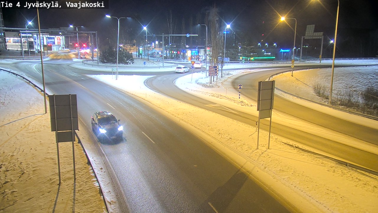 Weather Camera Image Road 4 Jyväskylä, Vaajakoski, Jyväskylä, Keski-Suomi