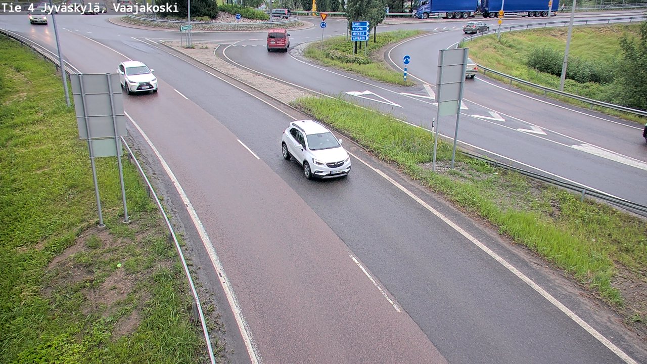 Weather Camera Image Road 4 Jyväskylä, Vaajakoski, Jyväskylä, Keski-Suomi