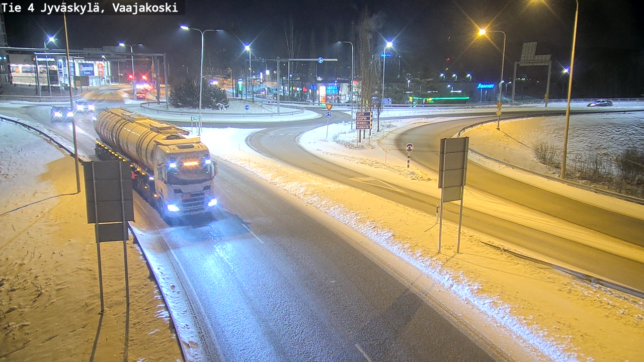 Weather Camera Image Road 4 Jyväskylä, Vaajakoski, Jyväskylä, Keski-Suomi