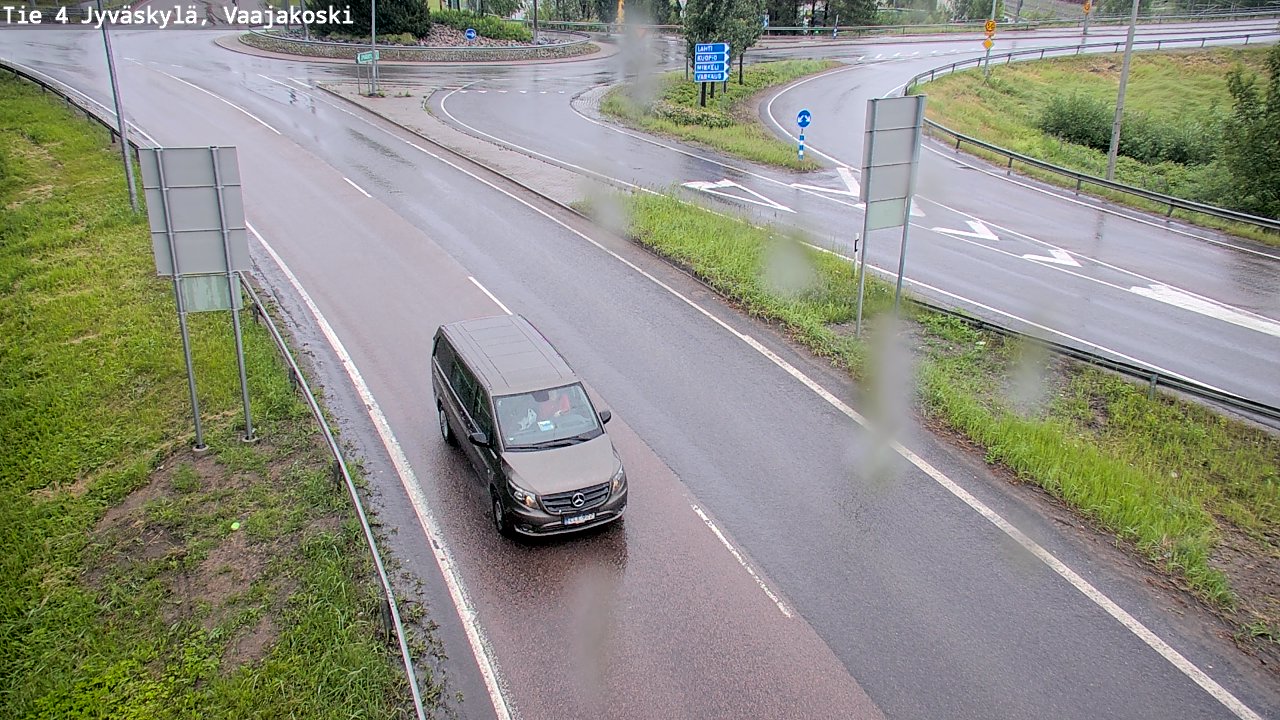 Weather Camera Image Road 4 Jyväskylä, Vaajakoski, Jyväskylä, Keski-Suomi
