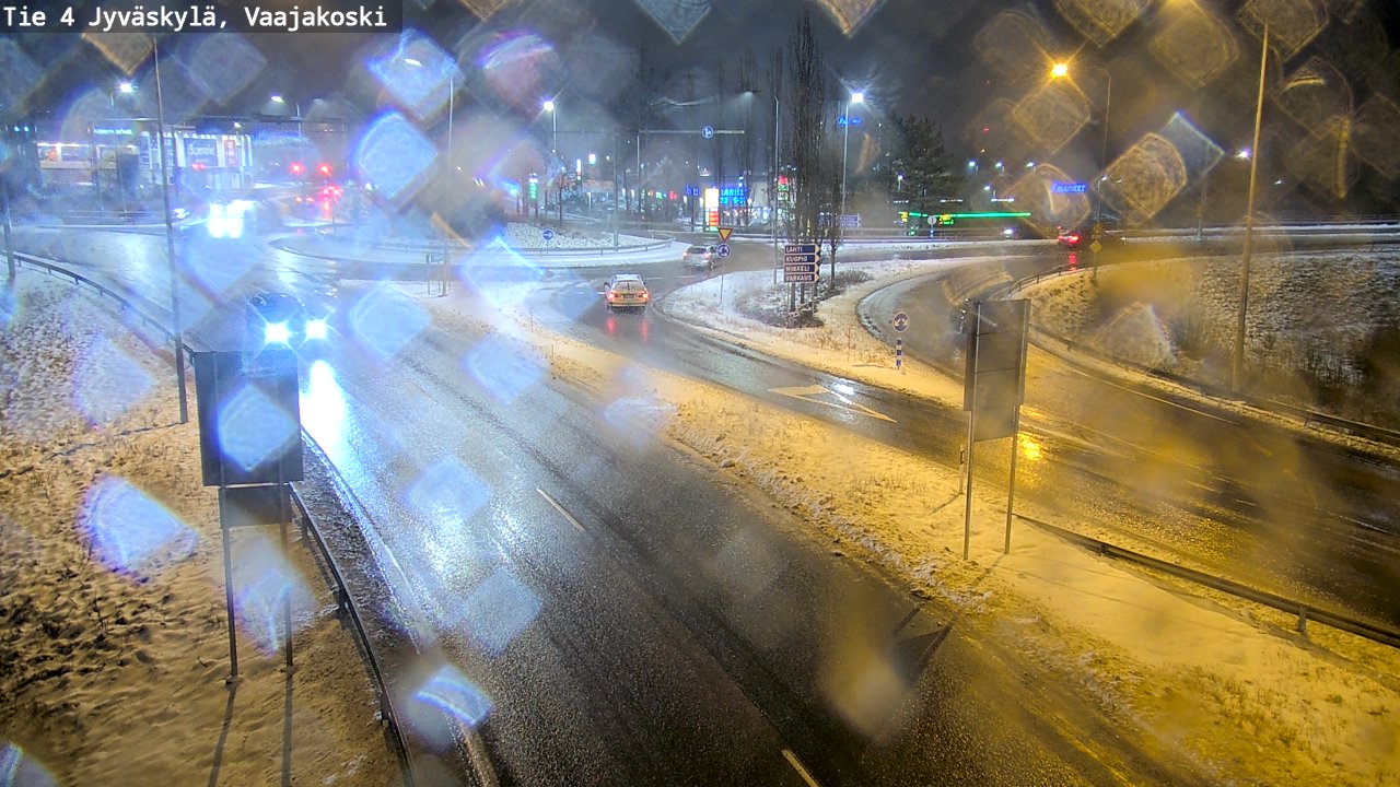 Weather Camera Image Väg 4 Jyväskylä, Vaajakoski, Jyväskylä, Keski-Suomi