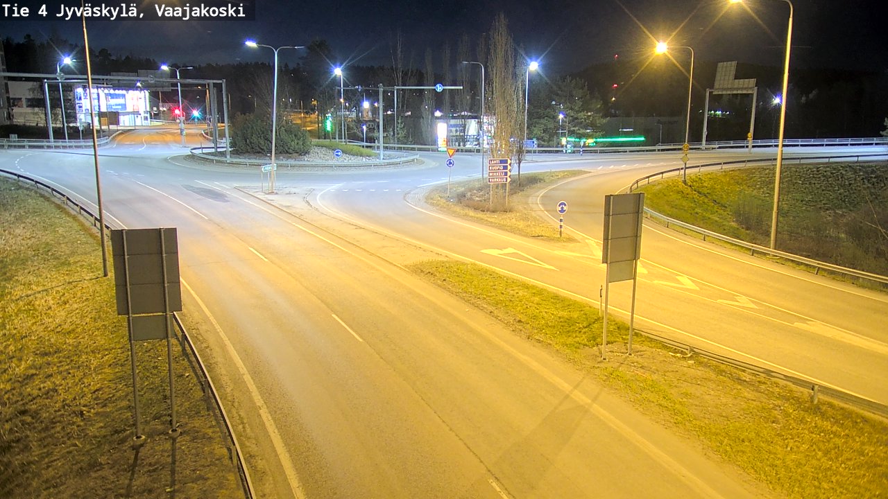 Weather Camera Image Road 4 Jyväskylä, Vaajakoski, Jyväskylä, Keski-Suomi