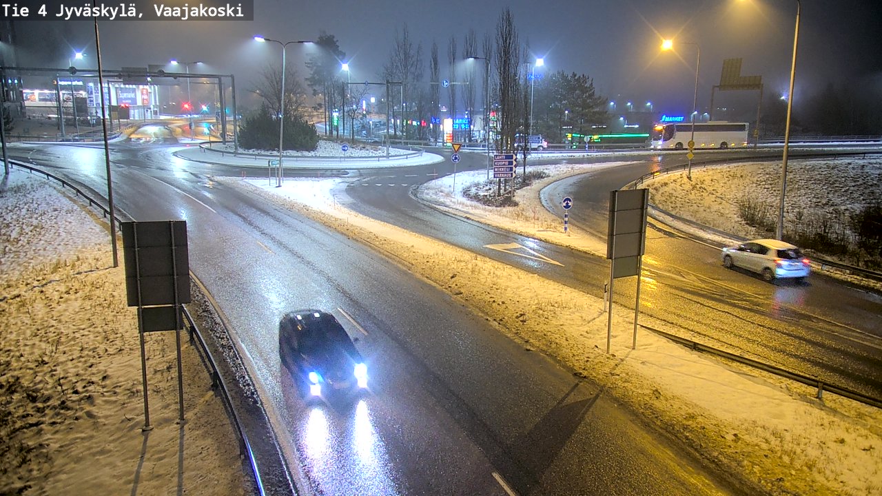 Weather Camera Image Väg 4 Jyväskylä, Vaajakoski, Jyväskylä, Keski-Suomi