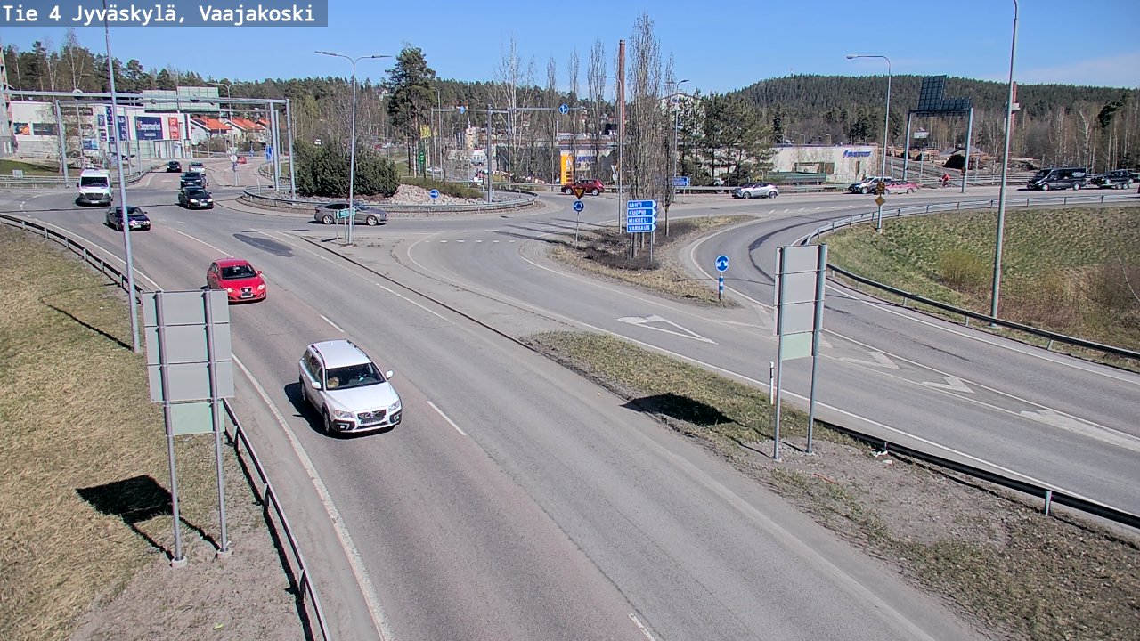 Weather Camera Image Road 4 Jyväskylä, Vaajakoski, Jyväskylä, Keski-Suomi