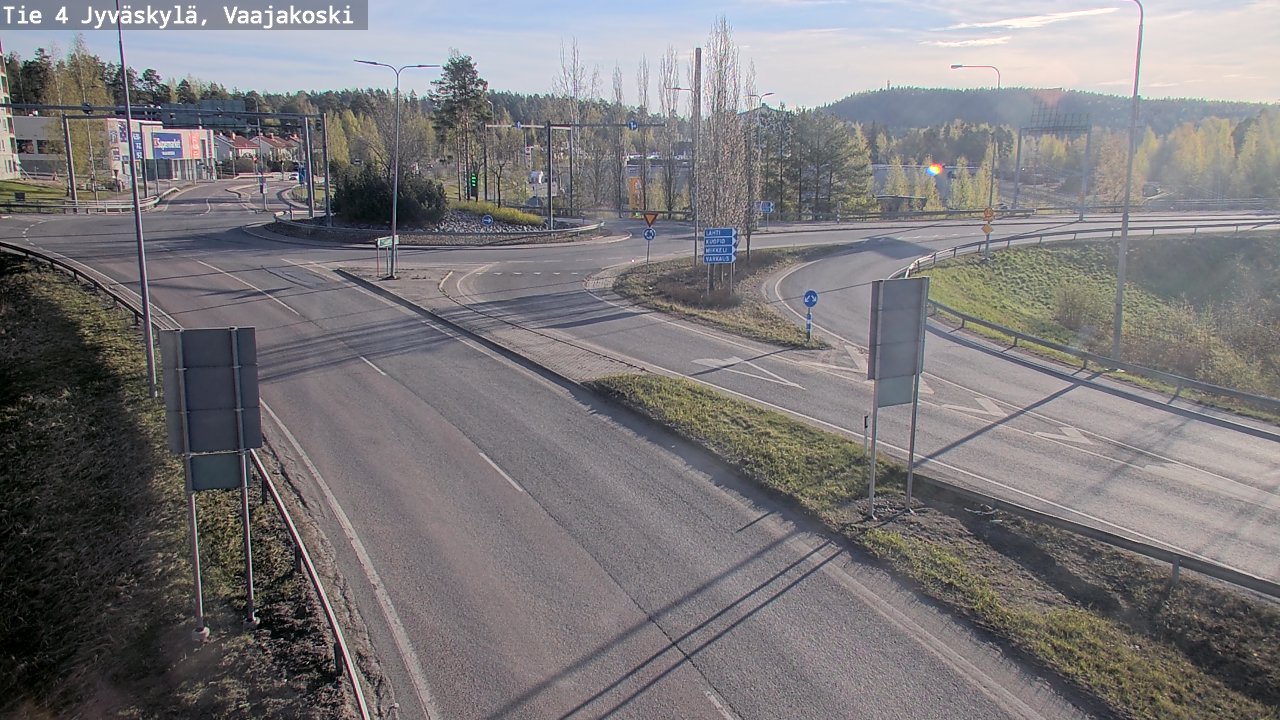 Weather Camera Image Väg 4 Jyväskylä, Vaajakoski, Jyväskylä, Keski-Suomi