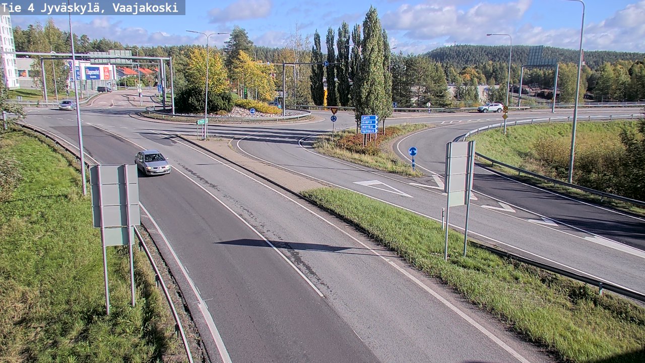 Weather Camera Image Road 4 Jyväskylä, Vaajakoski, Jyväskylä, Keski-Suomi