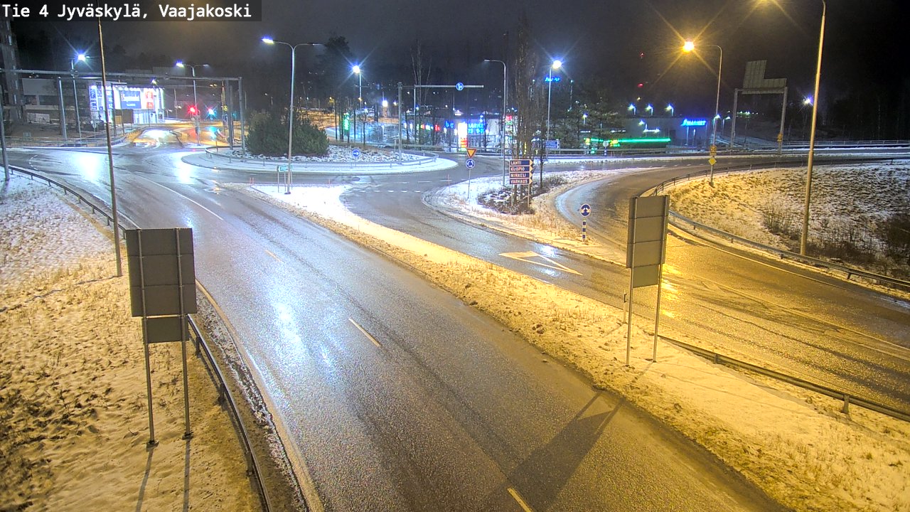 Weather Camera Image Väg 4 Jyväskylä, Vaajakoski, Jyväskylä, Keski-Suomi