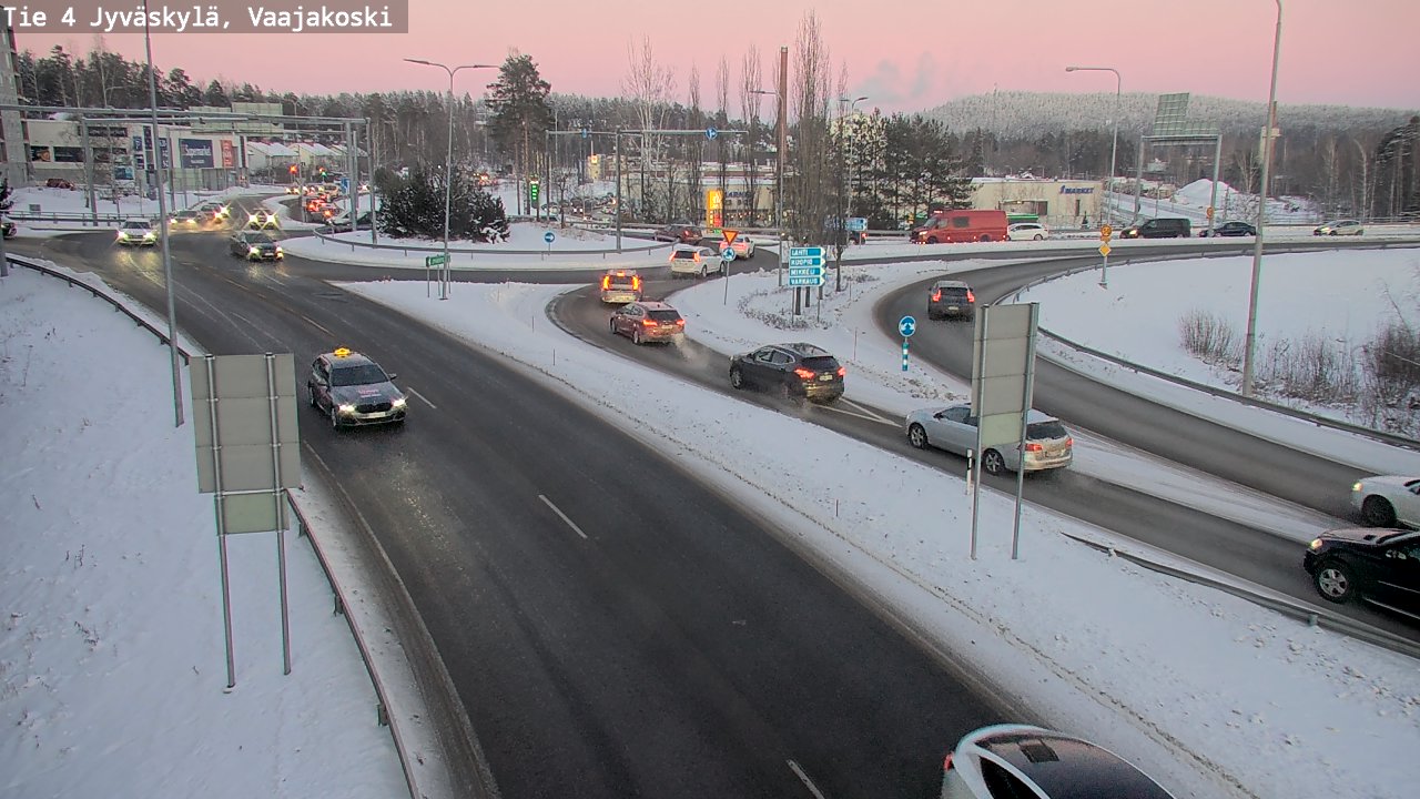 Weather Camera Image Road 4 Jyväskylä, Vaajakoski, Jyväskylä, Keski-Suomi