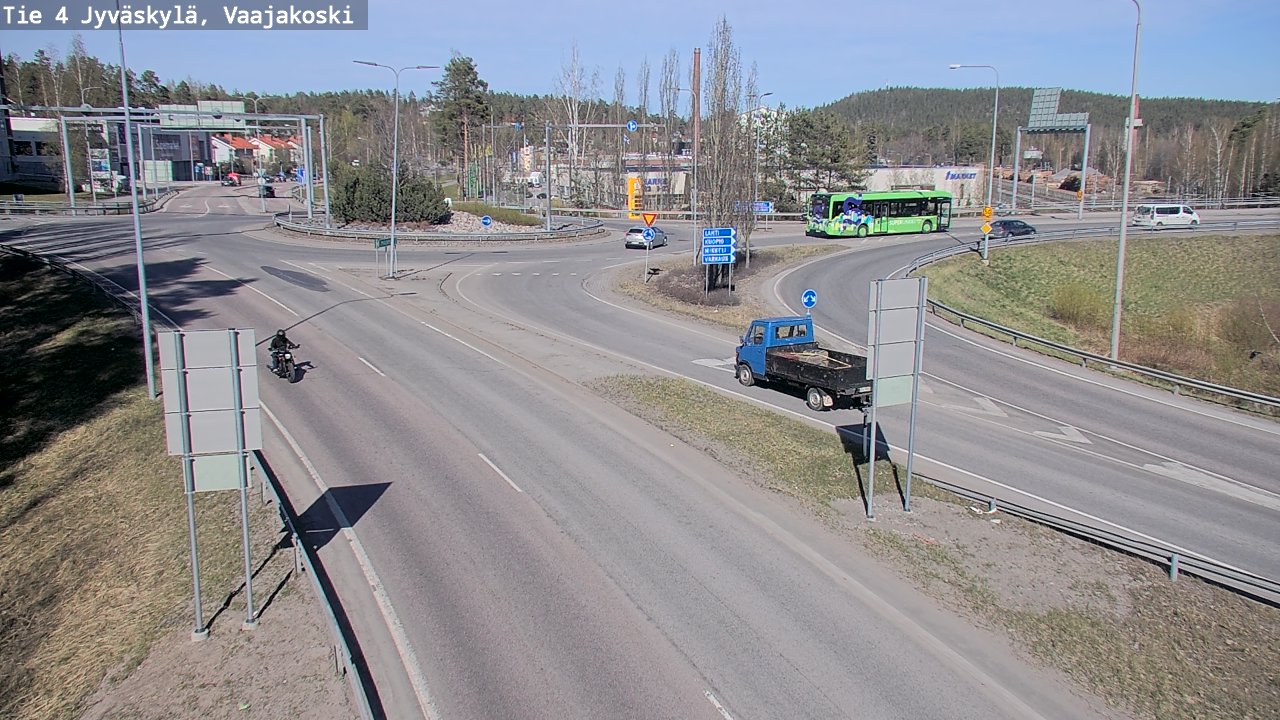 Weather Camera Image Road 4 Jyväskylä, Vaajakoski, Jyväskylä, Keski-Suomi