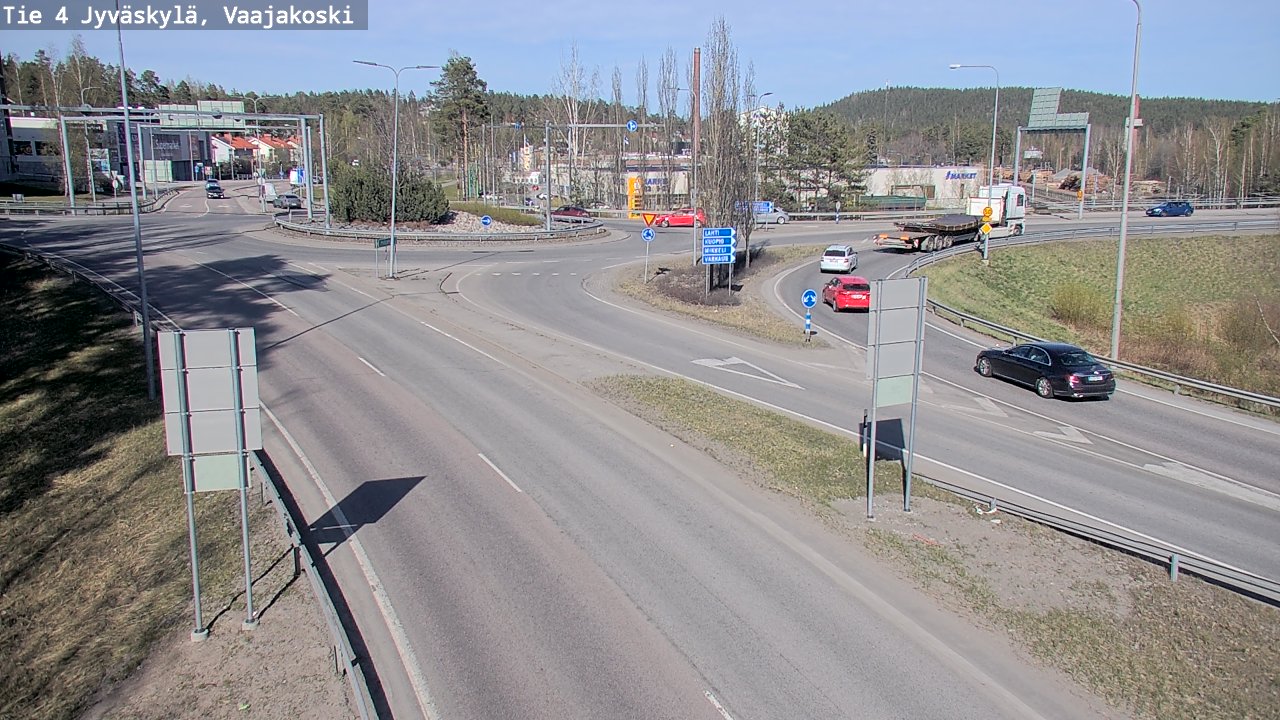 Weather Camera Image Road 4 Jyväskylä, Vaajakoski, Jyväskylä, Keski-Suomi