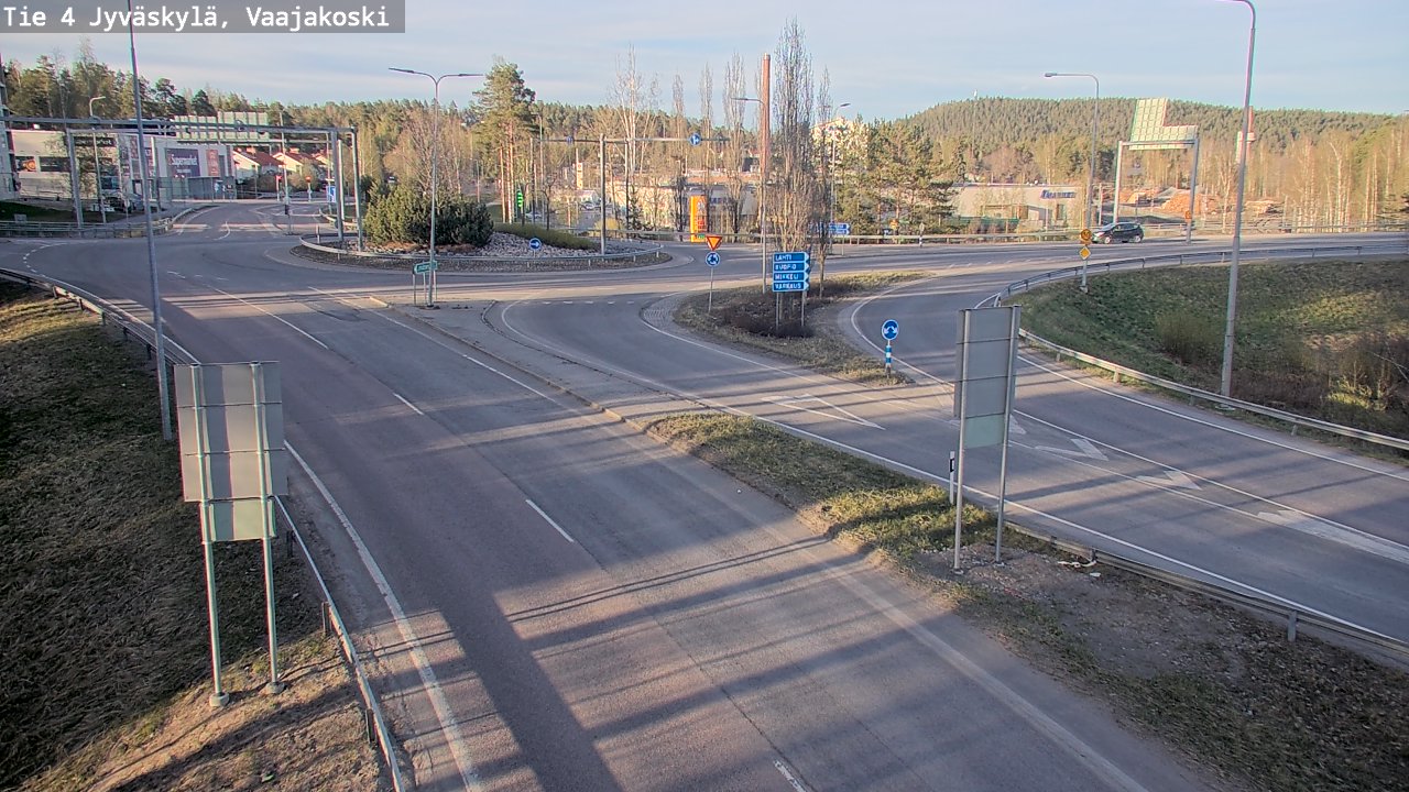Weather Camera Image Road 4 Jyväskylä, Vaajakoski, Jyväskylä, Keski-Suomi