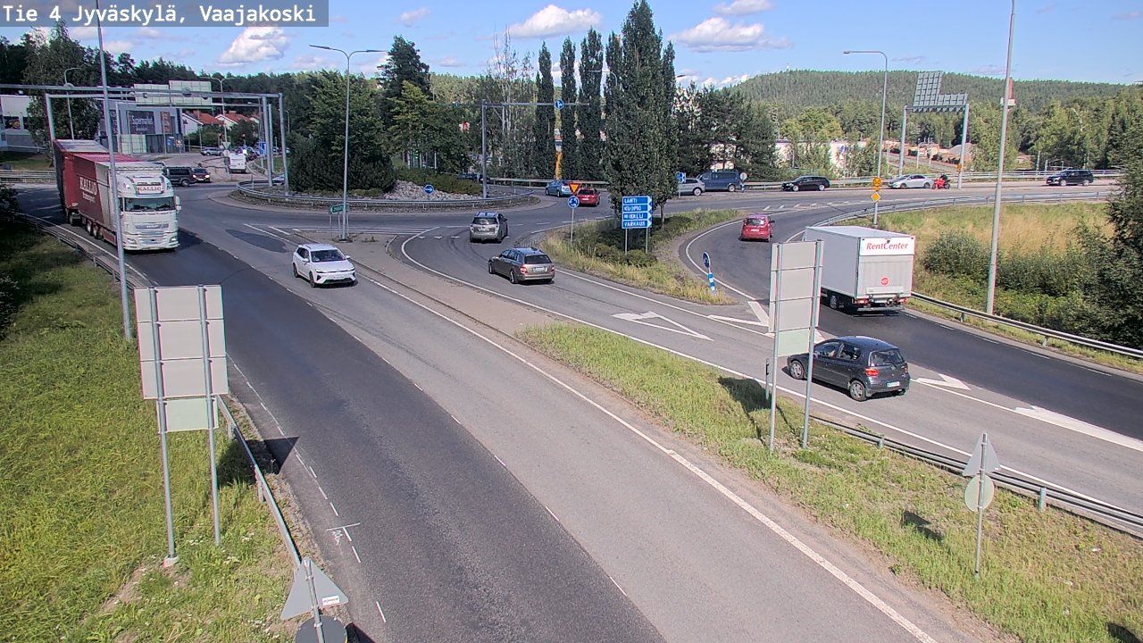 Kelikamerat Kuva Tie 4 Jyväskylä, Vaajakoski, Jyväskylä, Keski-Suomi