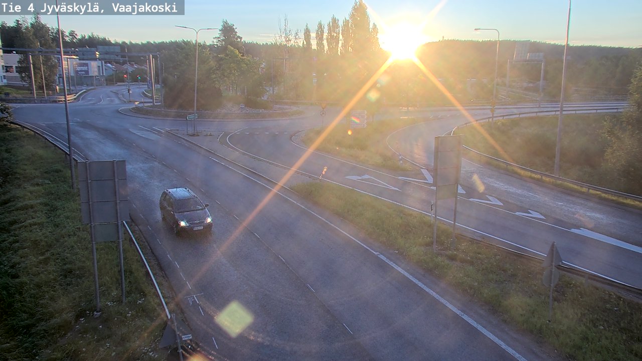 Weather Camera Image Road 4 Jyväskylä, Vaajakoski, Jyväskylä, Keski-Suomi