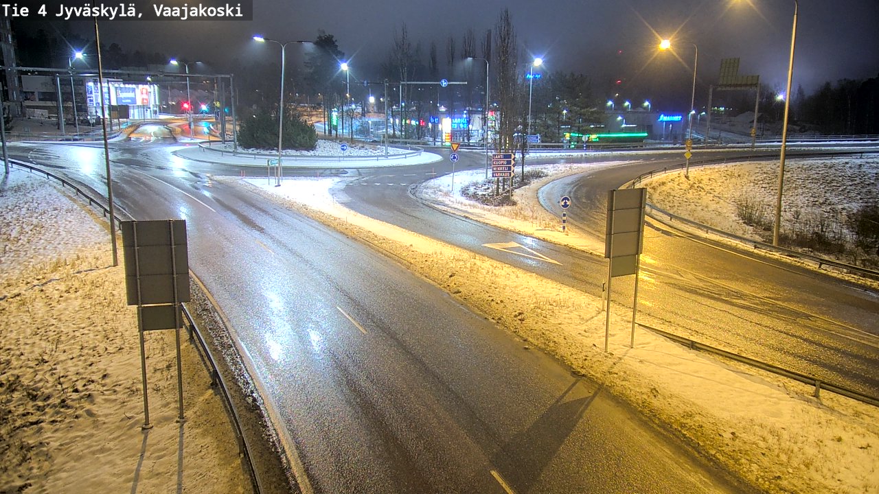 Weather Camera Image Väg 4 Jyväskylä, Vaajakoski, Jyväskylä, Keski-Suomi
