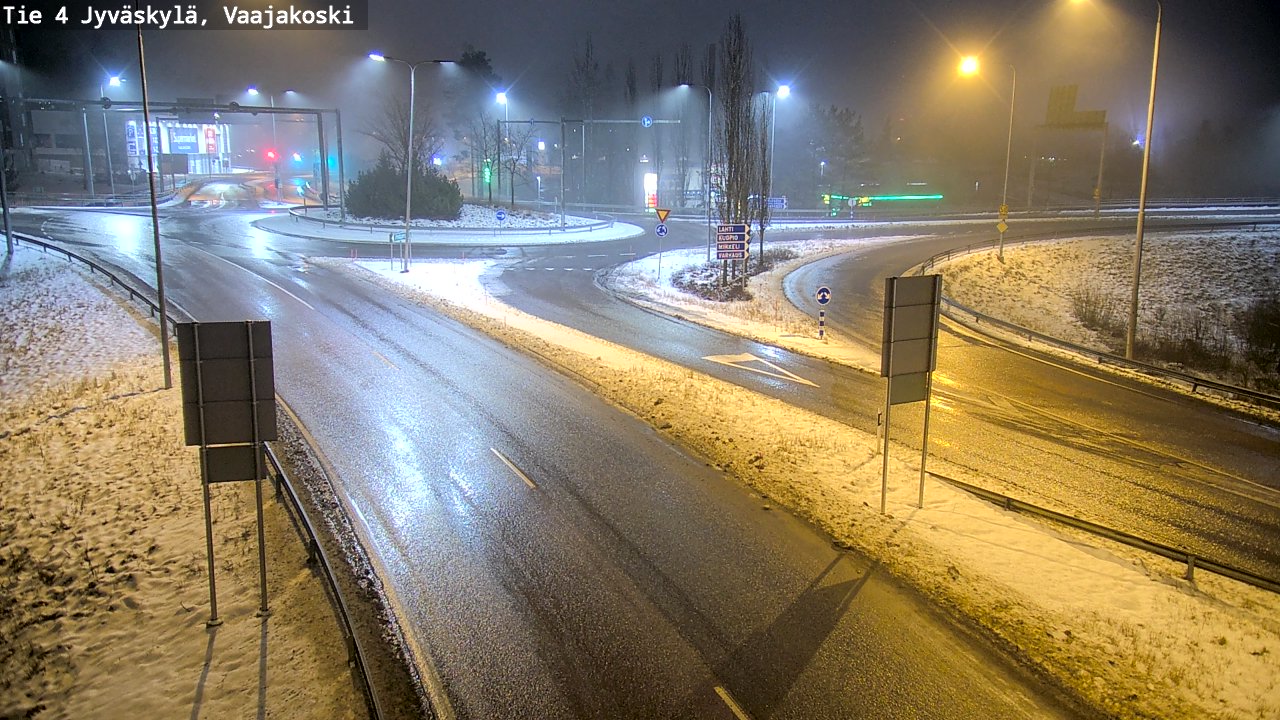 Weather Camera Image Väg 4 Jyväskylä, Vaajakoski, Jyväskylä, Keski-Suomi