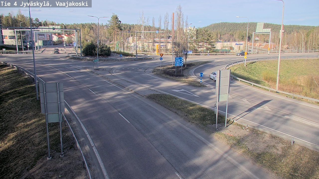 Weather Camera Image Road 4 Jyväskylä, Vaajakoski, Jyväskylä, Keski-Suomi