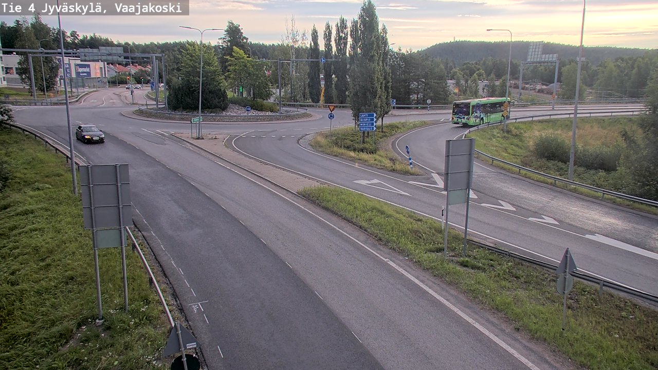 Weather Camera Image Road 4 Jyväskylä, Vaajakoski, Jyväskylä, Keski-Suomi