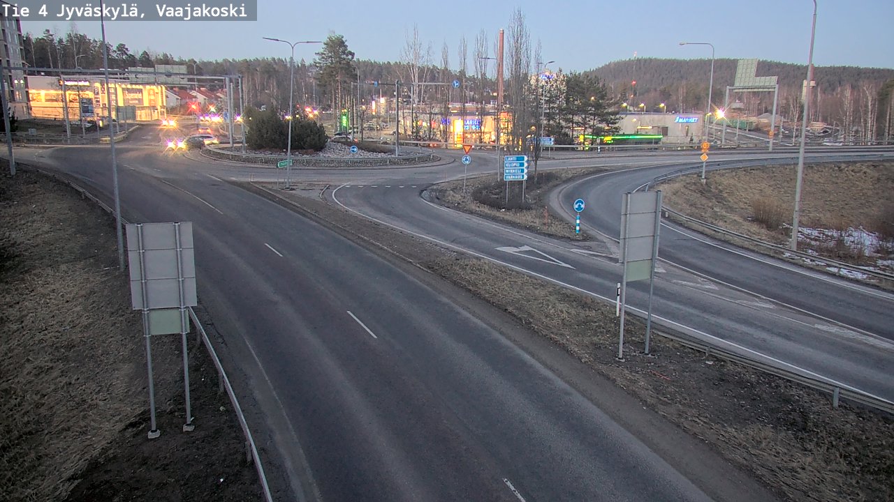 Weather Camera Image Road 4 Jyväskylä, Vaajakoski, Jyväskylä, Keski-Suomi