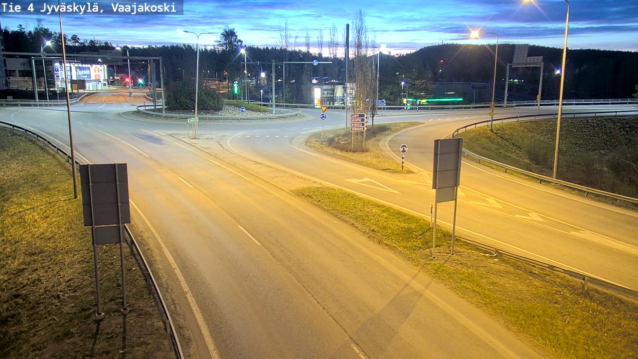 Weather Camera Image Road 4 Jyväskylä, Vaajakoski, Jyväskylä, Keski-Suomi