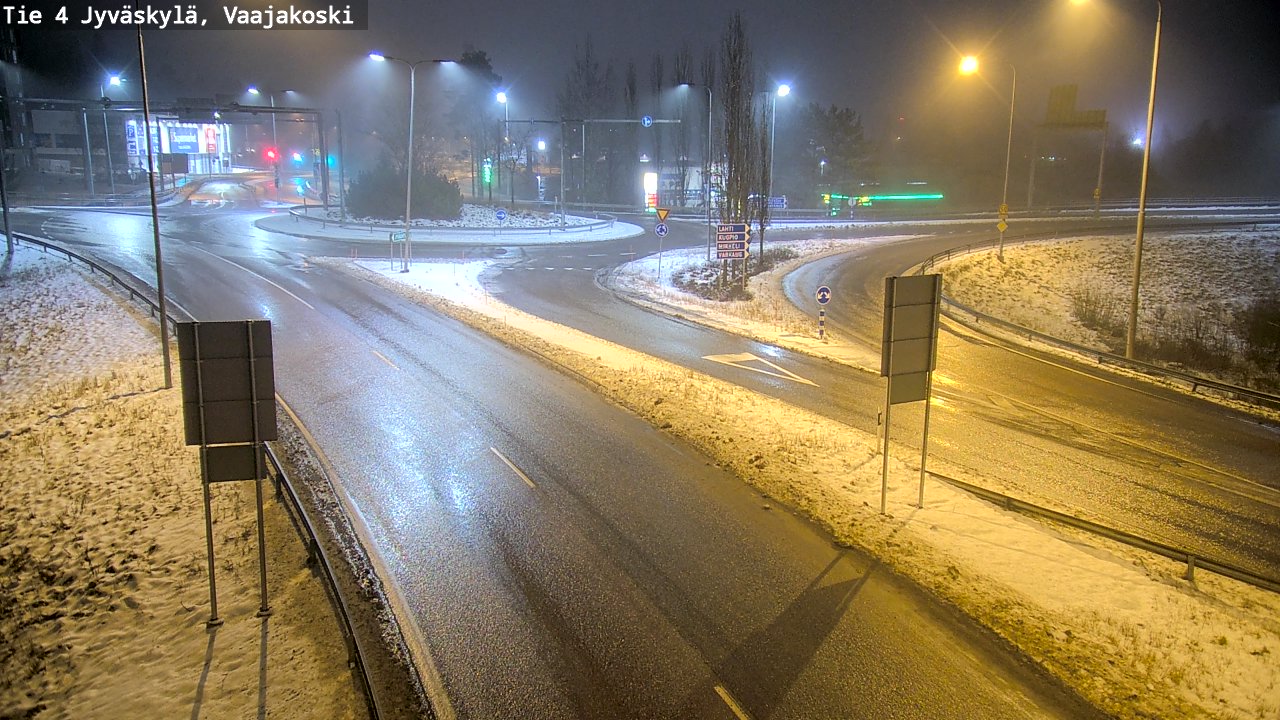 Weather Camera Image Väg 4 Jyväskylä, Vaajakoski, Jyväskylä, Keski-Suomi