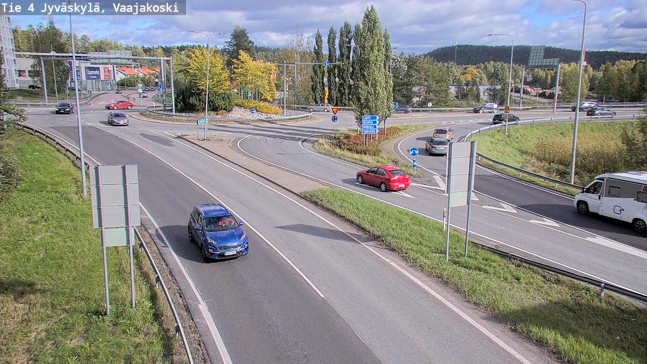 Weather Camera Image Road 4 Jyväskylä, Vaajakoski, Jyväskylä, Keski-Suomi