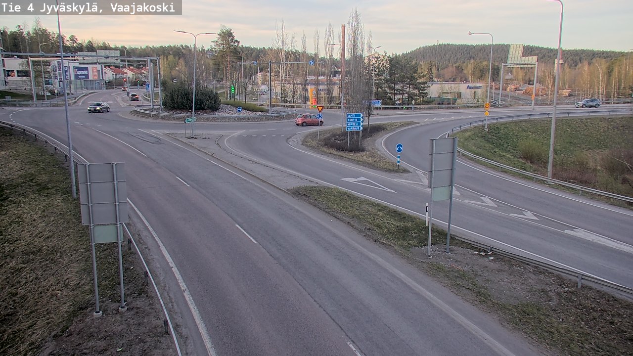 Weather Camera Image Road 4 Jyväskylä, Vaajakoski, Jyväskylä, Keski-Suomi