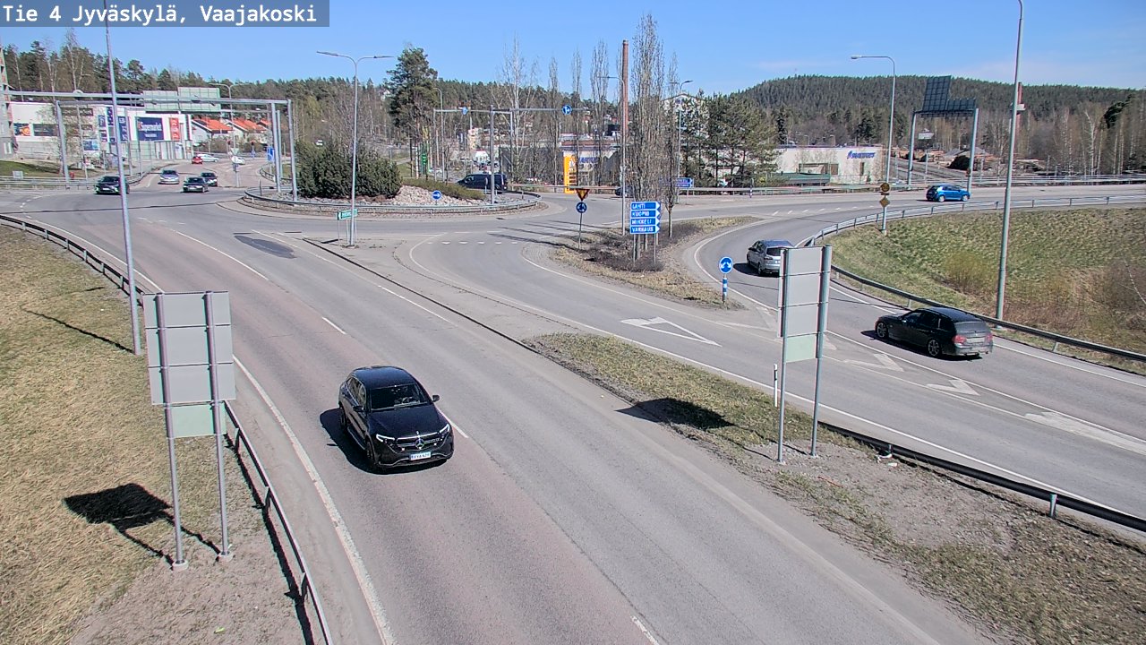 Weather Camera Image Road 4 Jyväskylä, Vaajakoski, Jyväskylä, Keski-Suomi