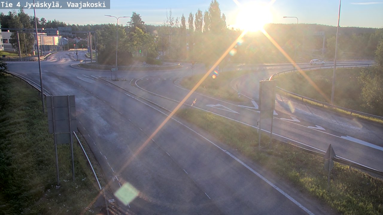 Weather Camera Image Road 4 Jyväskylä, Vaajakoski, Jyväskylä, Keski-Suomi