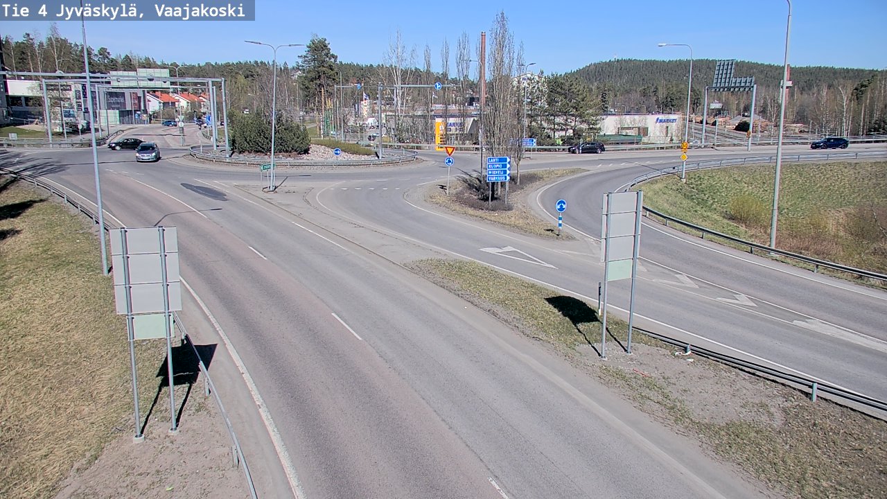 Weather Camera Image Road 4 Jyväskylä, Vaajakoski, Jyväskylä, Keski-Suomi