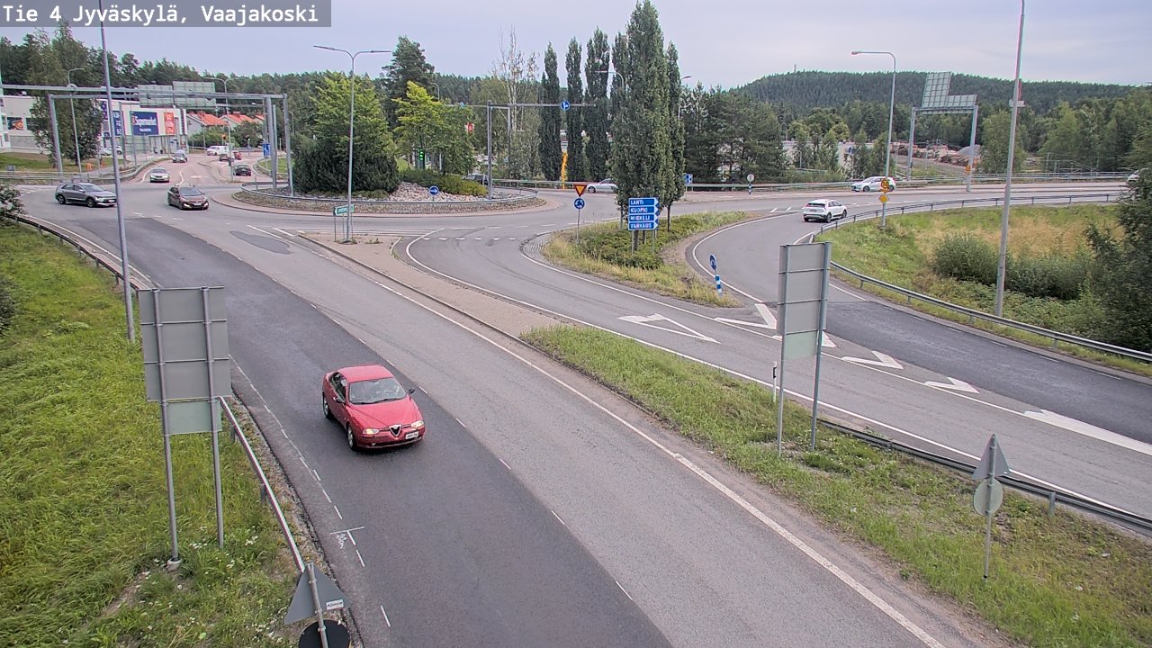 Weather Camera Image Road 4 Jyväskylä, Vaajakoski, Jyväskylä, Keski-Suomi