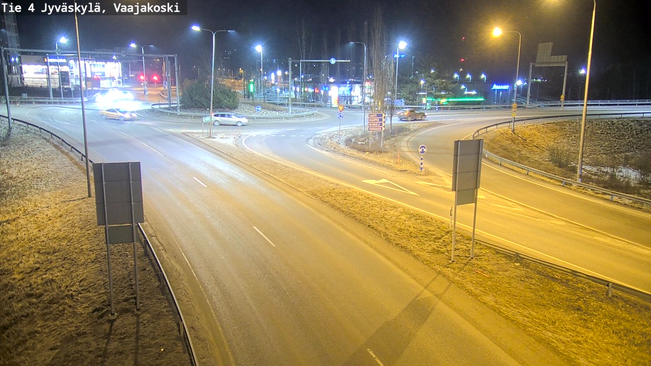 Weather Camera Image Väg 4 Jyväskylä, Vaajakoski, Jyväskylä, Keski-Suomi