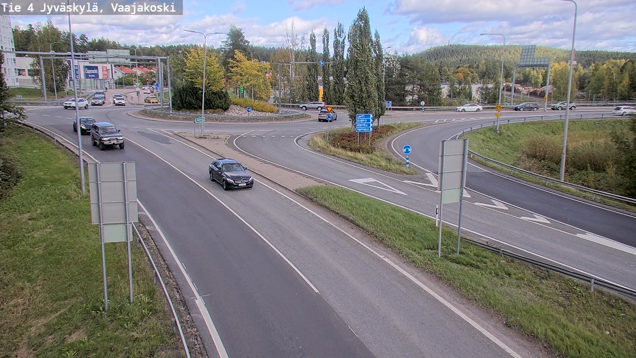 Weather Camera Image Road 4 Jyväskylä, Vaajakoski, Jyväskylä, Keski-Suomi