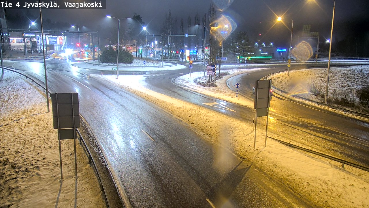 Weather Camera Image Väg 4 Jyväskylä, Vaajakoski, Jyväskylä, Keski-Suomi