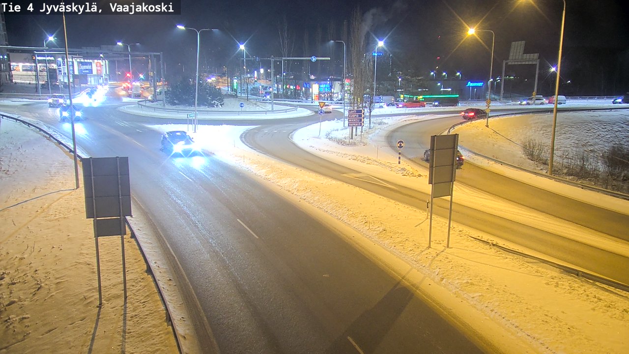 Weather Camera Image Road 4 Jyväskylä, Vaajakoski, Jyväskylä, Keski-Suomi