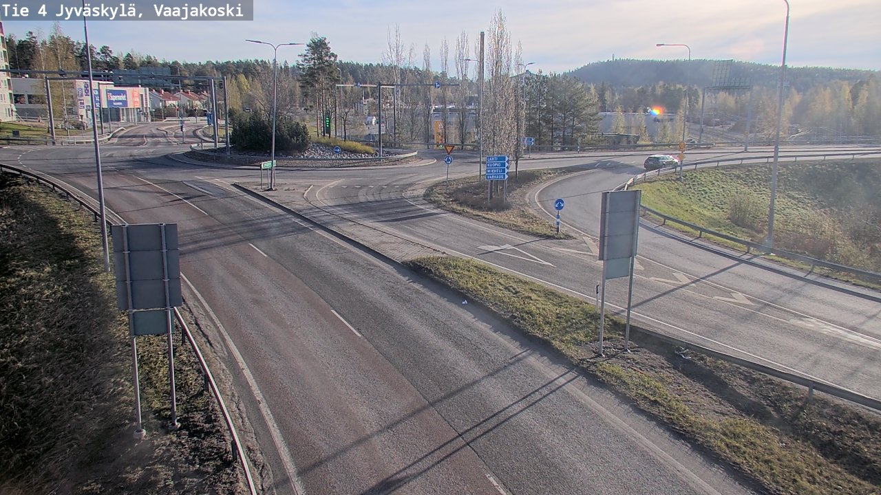 Weather Camera Image Road 4 Jyväskylä, Vaajakoski, Jyväskylä, Keski-Suomi