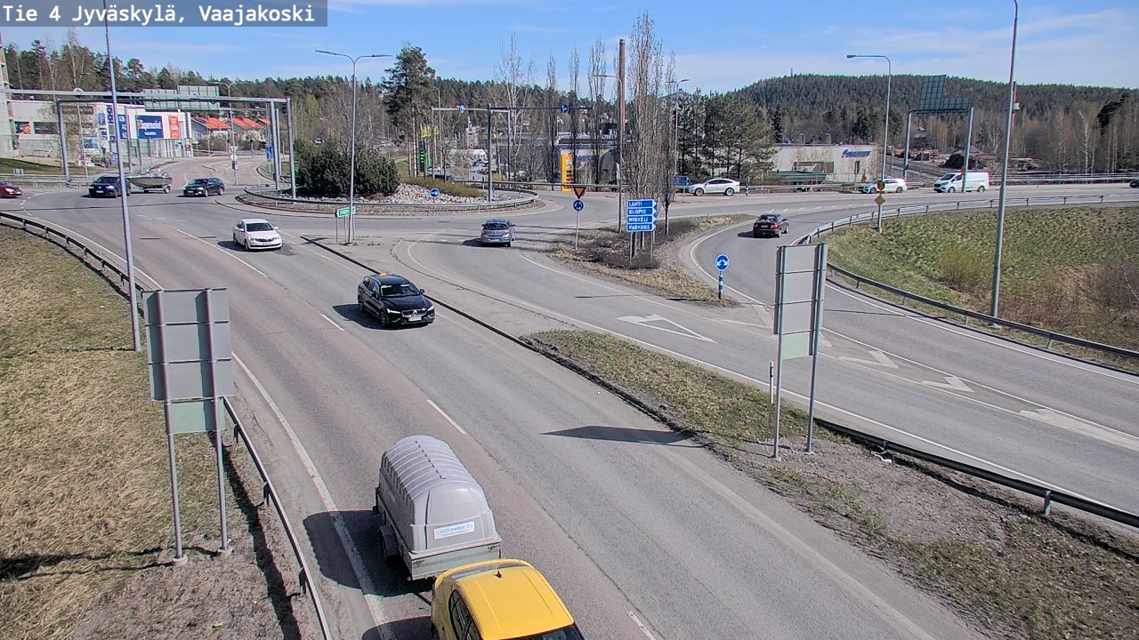 Weather Camera Image Road 4 Jyväskylä, Vaajakoski, Jyväskylä, Keski-Suomi