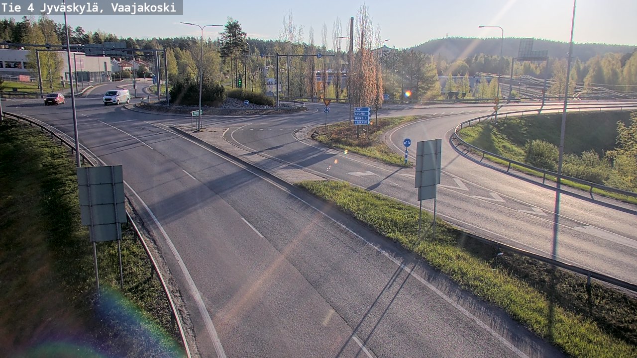 Weather Camera Image Road 4 Jyväskylä, Vaajakoski, Jyväskylä, Keski-Suomi