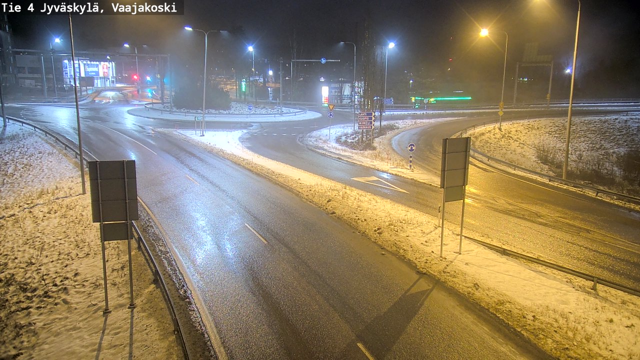 Weather Camera Image Väg 4 Jyväskylä, Vaajakoski, Jyväskylä, Keski-Suomi