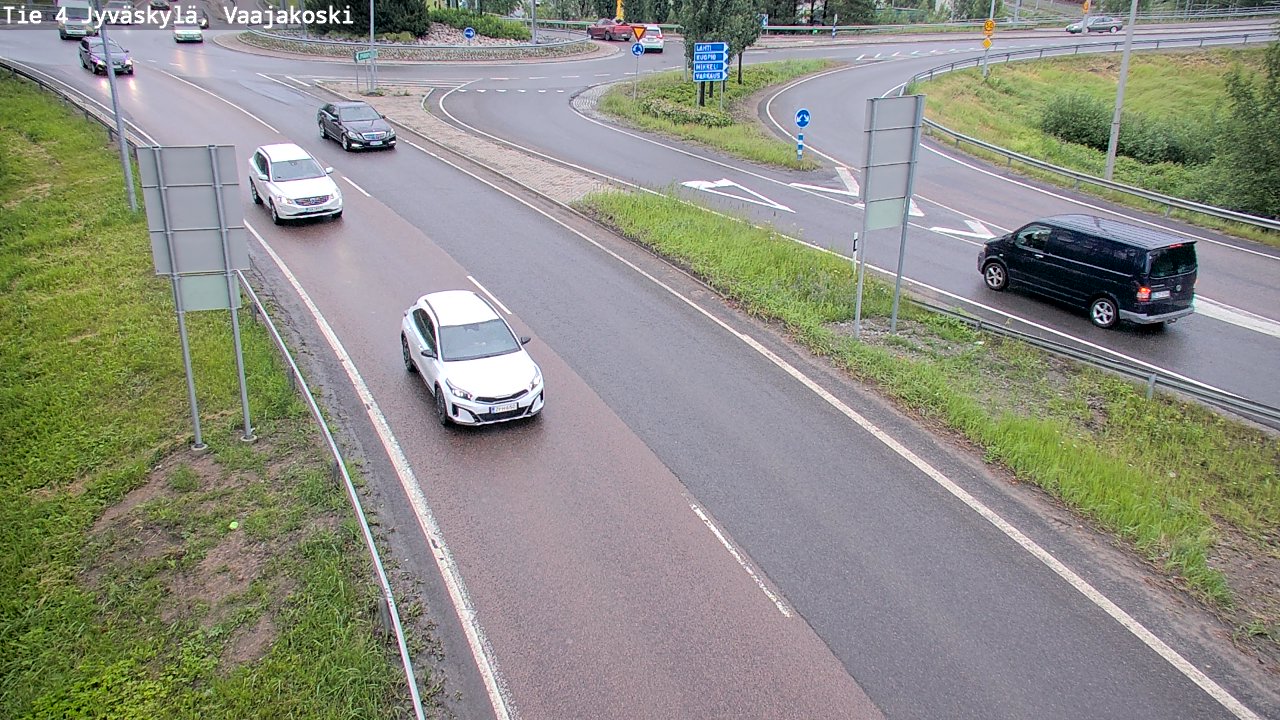 Weather Camera Image Road 4 Jyväskylä, Vaajakoski, Jyväskylä, Keski-Suomi