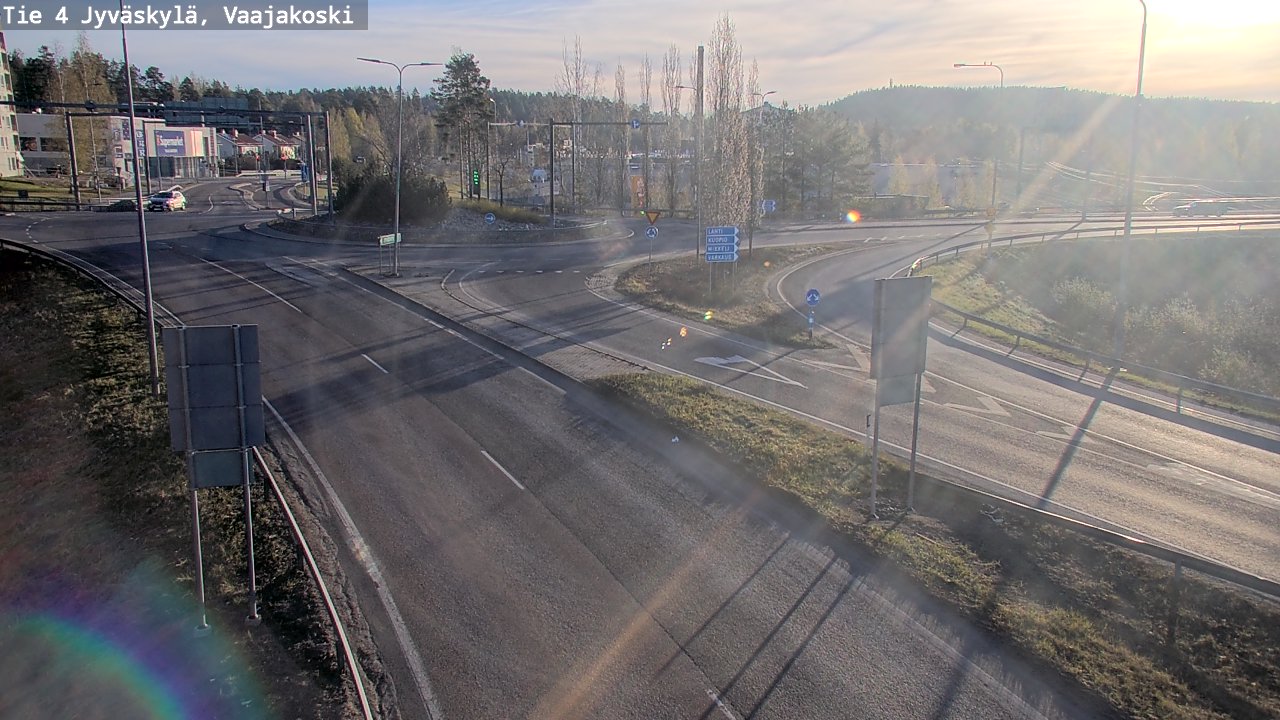 Weather Camera Image Road 4 Jyväskylä, Vaajakoski, Jyväskylä, Keski-Suomi