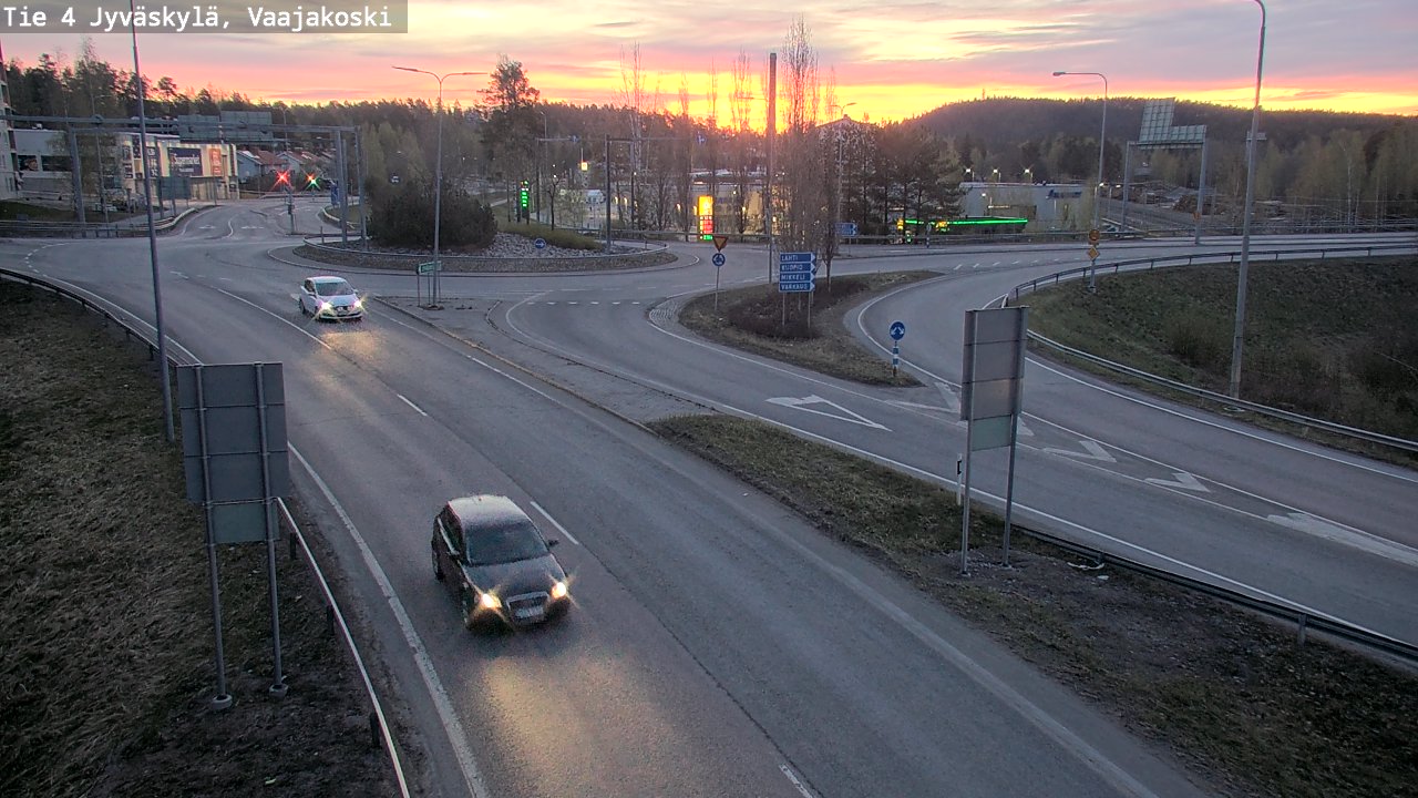 Weather Camera Image Road 4 Jyväskylä, Vaajakoski, Jyväskylä, Keski-Suomi