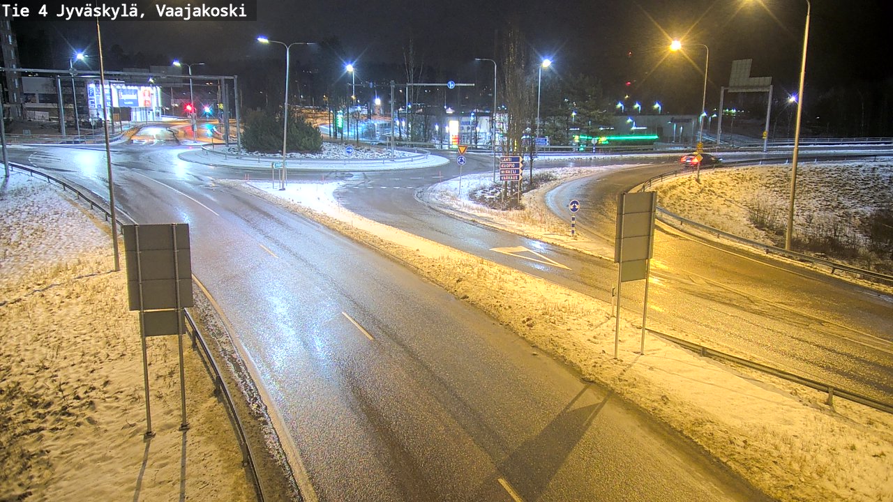 Weather Camera Image Väg 4 Jyväskylä, Vaajakoski, Jyväskylä, Keski-Suomi